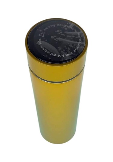 Kişiselleştirilebilir Dereceli Termos 05 Lt Sarı Renk Sarı