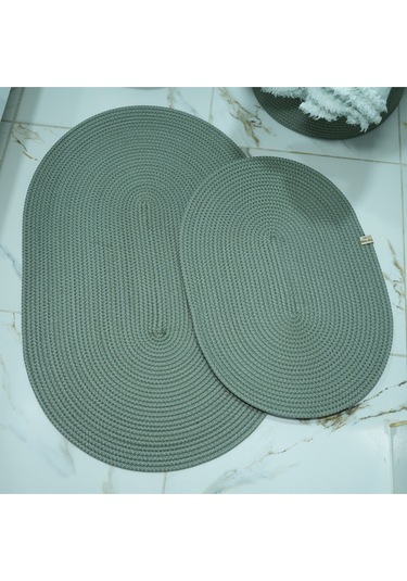 Zengin Supla Banyo Paspas Seti Su Yeşili