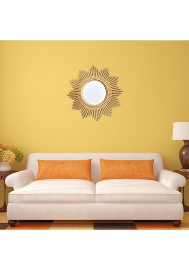 Suntek Magideal İskandinav Duvar Aynası Altın Çerçeve Koridor A