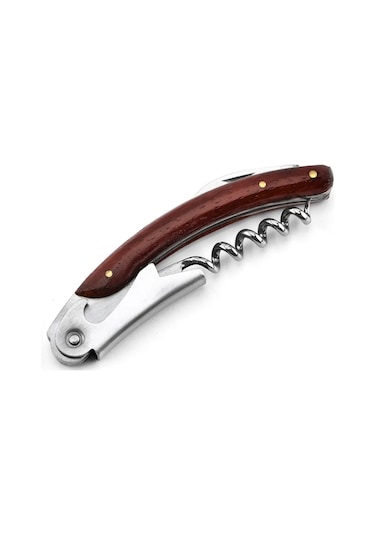 Şarap Açacağı İle Tasnif Bıçağı Yolculuk İçin 380735549 Kırmızı-kahverengi