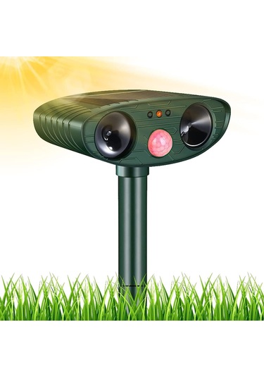 Ultrasonik Kedi Korkutucu, Bahçe İçin, Solar Hayvan Kovucu, Kedi