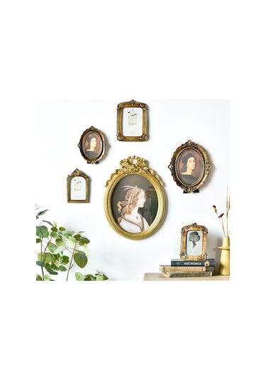 Sones Retro Taklit Ahşap Ev Dekor Fotoğraf Çerçeveleri, Özellikler: Kare-6 İnç