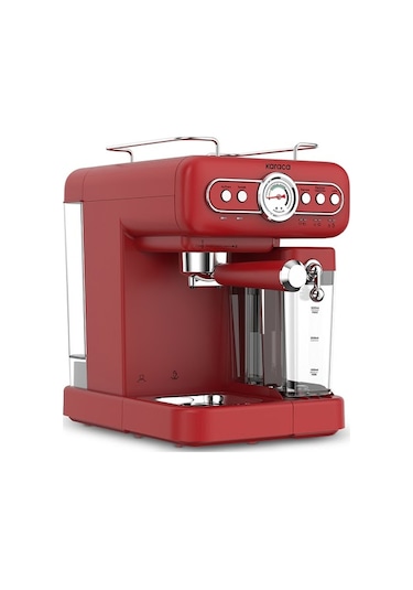 Karaca Vintage Craft Süt Hazneli Espresso, Latte Ve Capuccino Makinesi Cream