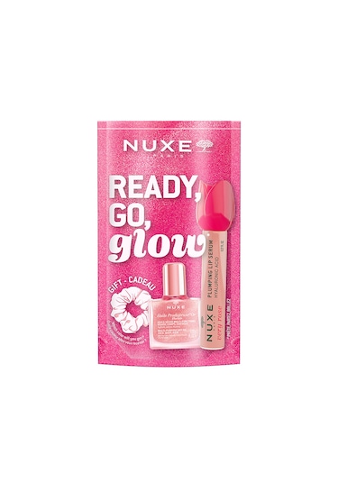 Nuxe Ready Go Glow Pink Işıltı Verici Çiçeksi Kokulu Bakım Seti