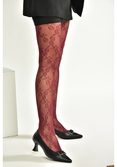 Fox Shoes V250521109 Siyah Kalın Topuklu Sivri Burun Kadın Ayakkabı Siyah