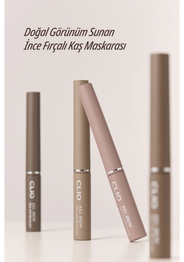 Clıo Kill Brow Slim Ash Browcara 02 Light Ash