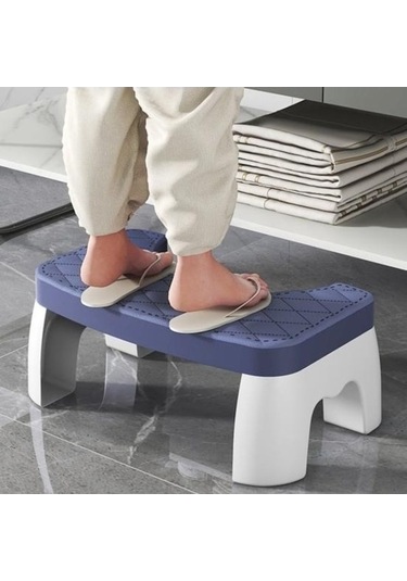 Flybuy Tuvalet Taburesi Sağlıklı Bağırsak Hareketleri Hemoroid Ve Kabızlık Rahatlatıcı Ergonomik Beyaz 7 Rg Dayanıklı Plastik Pratik Kullanım Beyaz