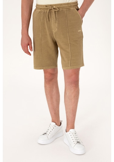 U.s. Polo Assn. Erkek Haki Şort Örme 50306976-vr027 Haki