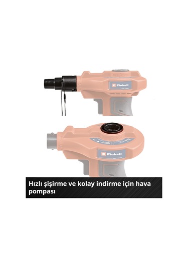 Einhell Akülü Araç Hava Kompresörü Ce-cc 18 Li + Akülü Hava Pompa