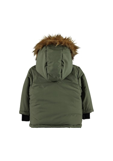 Civil Baby Erkek Bebek Kapüşonlu Mont 6-18 Ay Haki 217961090k31-1 Haki