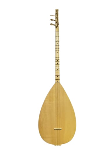 Kısa Sap Bağlama Karaağaç Noktalı Klavye Profesyonel Çift Kafes