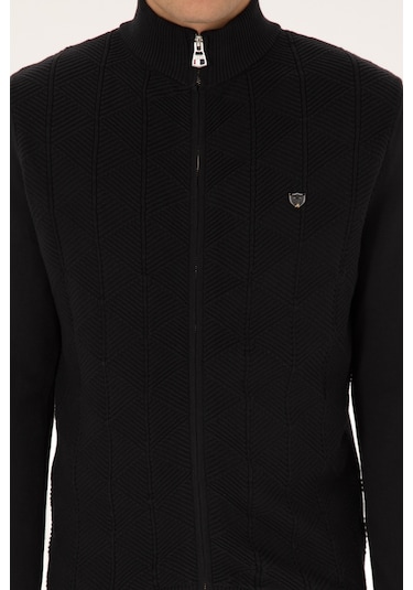 U.s. Polo Assn. Erkek Siyah Hırka Triko 50315024-vr046 Sıyah