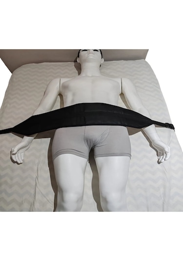 Ozclife Tek Kemerli Hasta Yatağa Bağlama Kemeri - Siyah