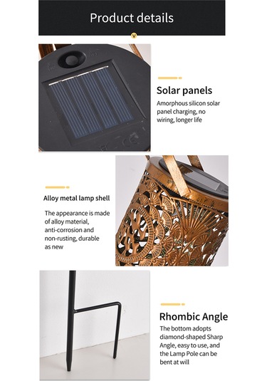 Geeroyoo Güneş Enerjili 36 Led Çelik Su Kettle Lambası, Işık Kontrollü, 600mah Şarj Edilebilir Batarya, S Tipi Kanca, 60cm Gümüş Tel, Sevimli Dekoratif Aydınlatma