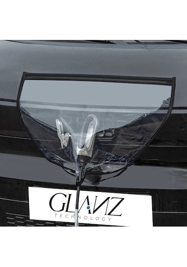 Glanz Elektrikli Araç Şarj Soketi Yağmur Koruma Brandası, Ev Şarj Soket Koruyucu 55 - 45 Cm