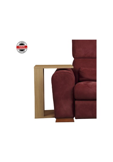 Single C Yan Servis Sehpa Bambu / Tekerlekli Laptop Sehpası