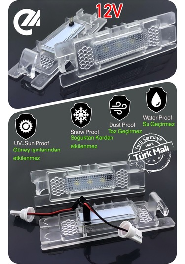 Opel Adam Canbus Led Plaka Aydınlatma Ledi Lambası