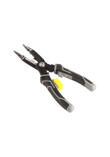 Honmex Gri Elektrikçi Pense - Yüksek Hassasiyetli Bıçaklı, Tel Soyucu, Kesici Ve Presleye Multifonksiyonel Araç