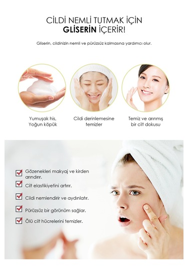 Aydınlatıcı Ve Besleyici Süt Proteini Içerikli Temizleme Köpüğü 150ml