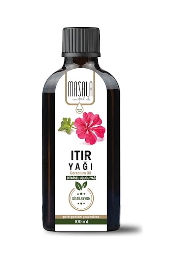 Masala Saf Itır Sardunya Yağı 100 Ml. Cam Şişe - Geranium Essential Oil 100 ML