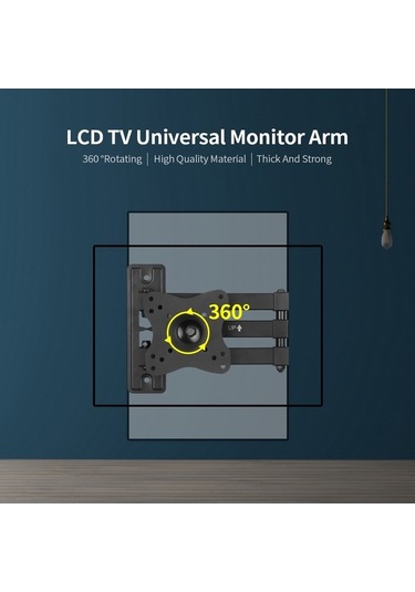 Pazly Bilgisayar Ve Tv Standı - 360 Dönme - 30 Kg Taşıma Kapasitesi - Yüksek Kalite Malzeme