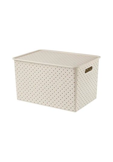 El Casa Kapaklı Organizatör Kutusu, 14 L 59681056 Kahverengi-gri