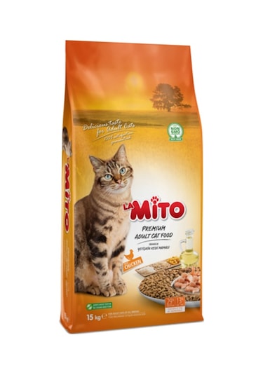 Mito Tavuklu Yetişkin Kedi Maması 15 KG