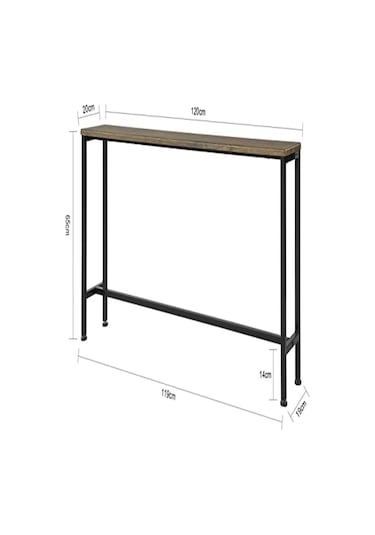 UMUTPARK METAL AHŞAP DRESUAR VE DUVAR RAFI. Siyah