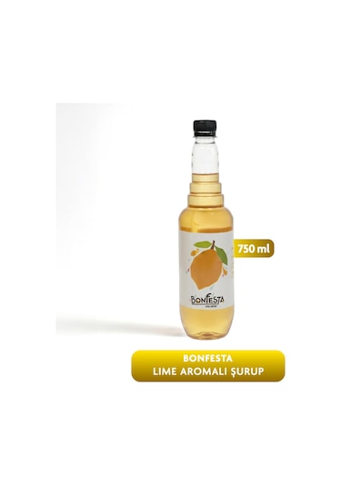 Bonfesta Lime Aromalı Kahve ve Kokteyl Şurubu 750 ML
