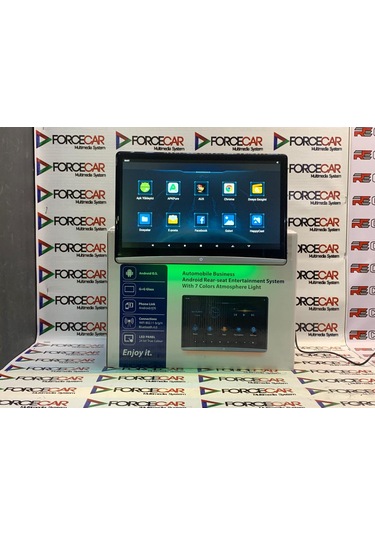 Her Araca Uyumlu Android 10.6 İnç Ambiyanslı Portatif Başlık