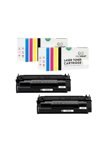 Proprint Hp 26x-cf226x M402dw M402n M426dw Siyah Uyumlu Toner 2 Adet 9000 Sayfa