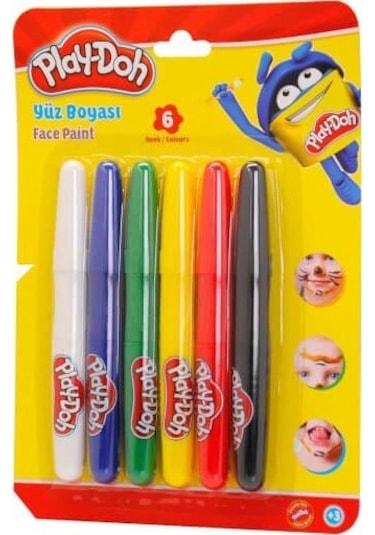 Play-doh Yüz Boyası 6 Renk
