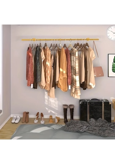 Hightower Siyah Rüzgar Geçirmez Portatif Askılık, Tavan Veya Duvar Montajlı, Balkon Ve Banyo İçin Siyah