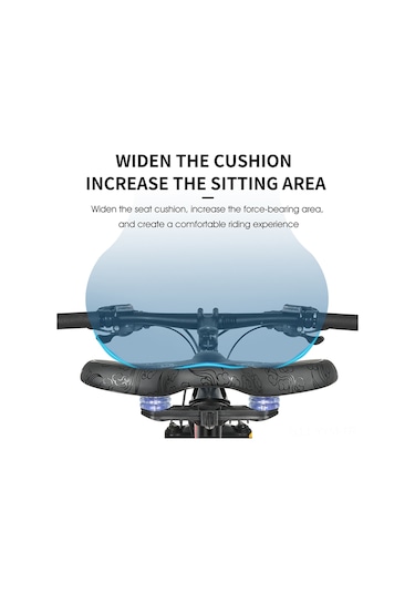 Geniş Bisiklet Yastığı Rahat Dağ Bisikleti Yastık Pedi Su Geçirmez Bisiklet Koltuğu Yastığı Erkekler Ve Kadınlar İçin Yol Mtb Çok Renkli