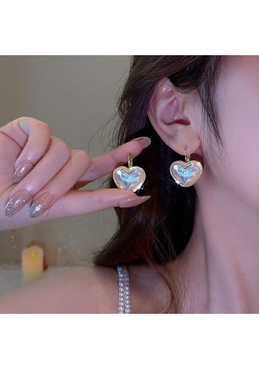 Mizaç Bayanlar Hafif Lüks İnci Çift Katmanlı Küpe Elmas Küpe, Şartname: Eh1034