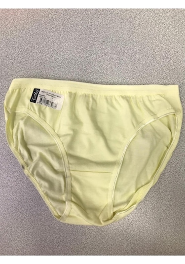 12'li Paket Bayan Kadın Düz Fosforlu Bikini Külot Asorti Kilot 001