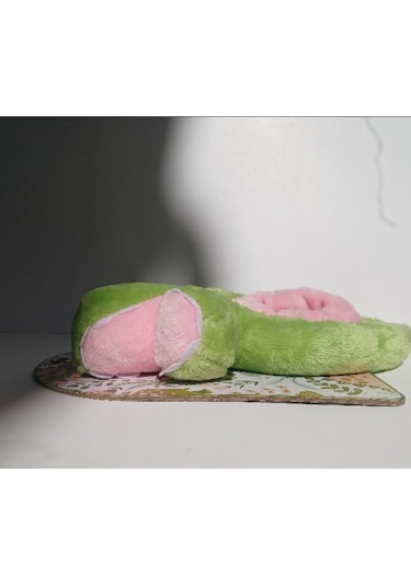 Peluş Dinazor Figürlü Taç Ve Toka Seti Yeşil,pembe Diğer