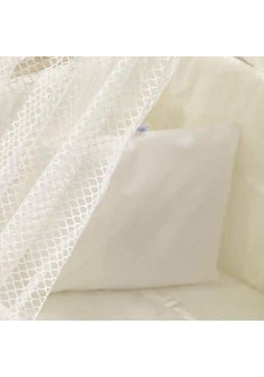 Meltem Kids Mood Ekru Pamuklu Bebek Uyku Seti 50 x 90 CM Ekru