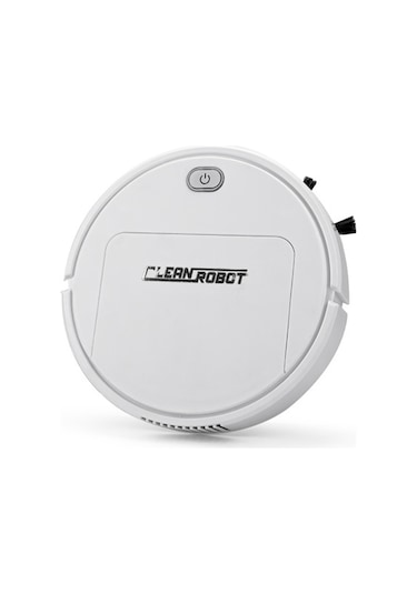 Moveevo Beyaz Gs250 Akıllı Ev Robotu: Süpürme, Mopping Ve Emme 3'ü Bir Arada, Otomatik Engellere Kaçınma, 90 Dakika Kullanim Süresi Beyaz