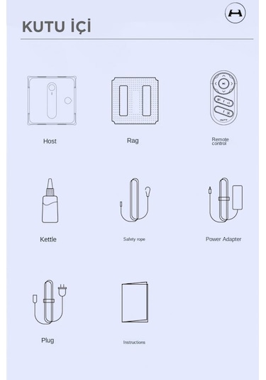 Hutt W9 Cam Silme Robotu Pencere Temizleme Robotu