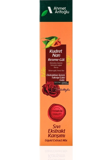 Ahmet Arifoğlu Kudret Narı Rezene Gül Sıvı Ekstraktı 225 ML