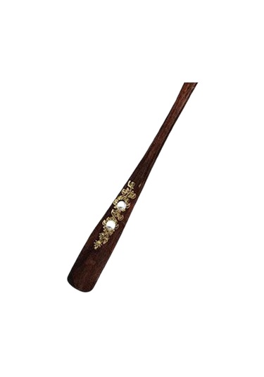 Suntek Dayanıklı Ahşap Ayakkabı Çekeceği Uzun Kahverengi Kahverengi