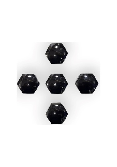 Skoda Roomster 06-10 Tekerlek Bijon Kapağı Siyah 5 Adet 1z0601173