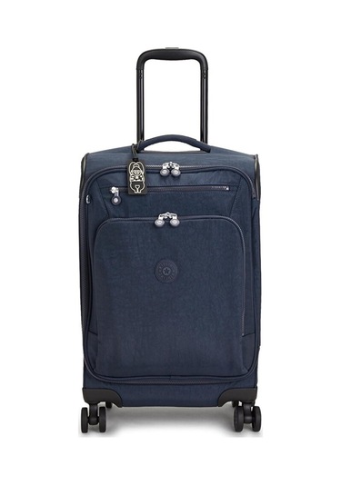 Kıplıng New Youri Spin S Küçük Boy Tekerlekli Valiz Mavi Blue Bleu 2 Çok Renkli