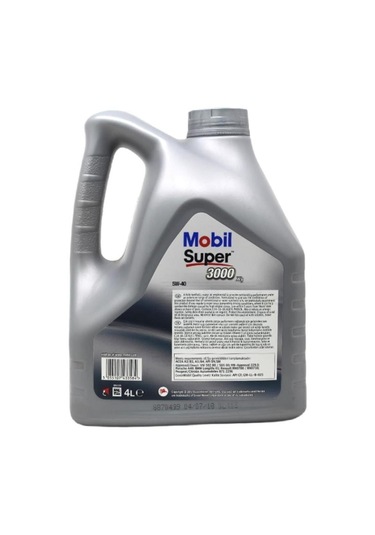 Mobil Super 3000 X1 5W40 Motor Yağı 4 L 5W/40 X1