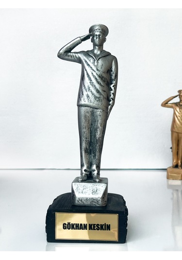 Kişiye Özel Asker Figürü Biblo, Hatıra Masa Üstü Dekoratif Heykel