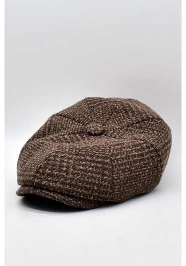 Erkek Kahve Kasket Baretta Peaky Blinders Şapka - Standart Kahverengi
