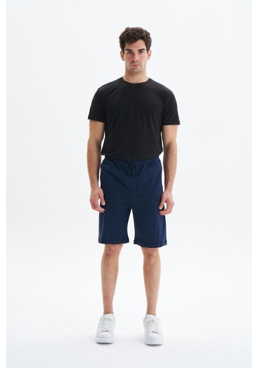 AR-MA Arma Erkek Regular Fit Basic Süprem % 100 Pamuk Cepli Şort Y29504279002 Lacivert