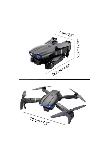 Çantalı Kameralı Katlanır Şarjlı Drone Item Kod : E99