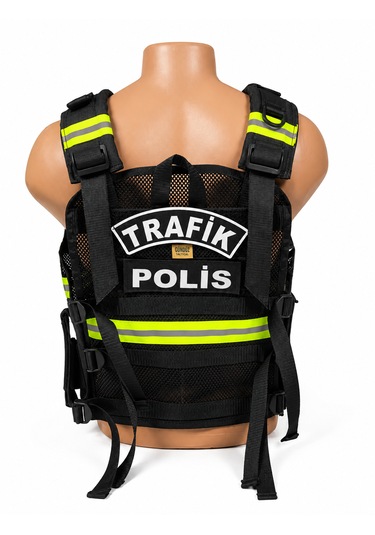 Süngü Tactical Trafik Siyah Yelek